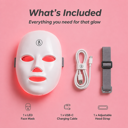 Lume & Glow LED Face Mask 2.0 + Free Gifts